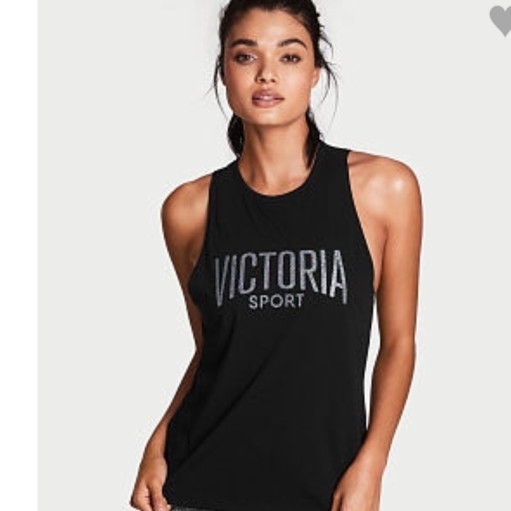 VSX Lilac Color Scoop Back Logo Tank